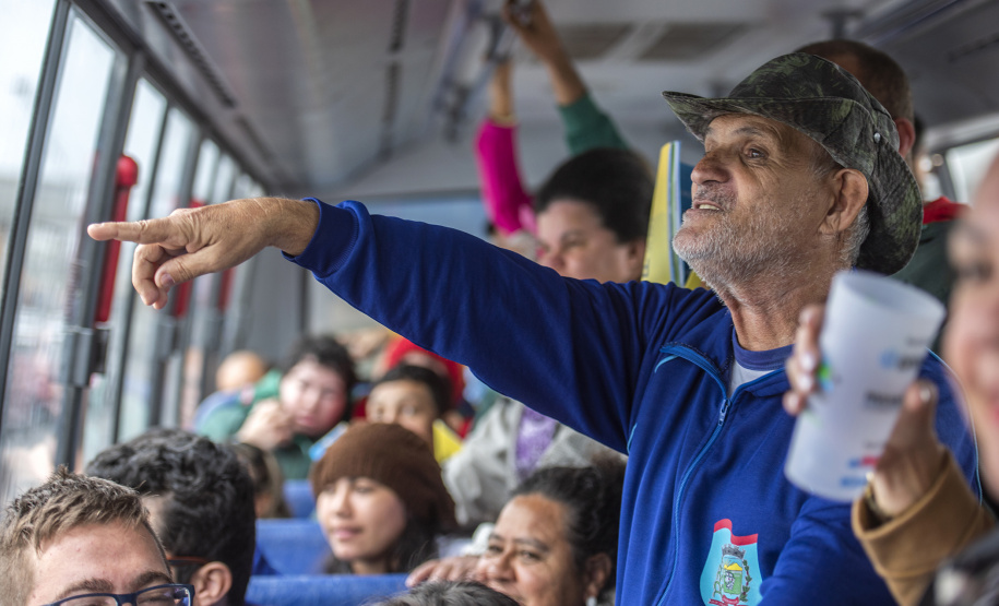 Encerrando as atividades do primeiro semestre do Porto Escola, a equipe da Diretoria de Meio Ambiente da Portos do Paraná recebeu nesta quinta-feira (27) 160 alunos com necessidades especiais da Escola Municipal Eva Cavani, de Paranaguá.  -  Curitiba, 27/06/2019  -  Foto: Cládio Neves/Portos do Paraná
