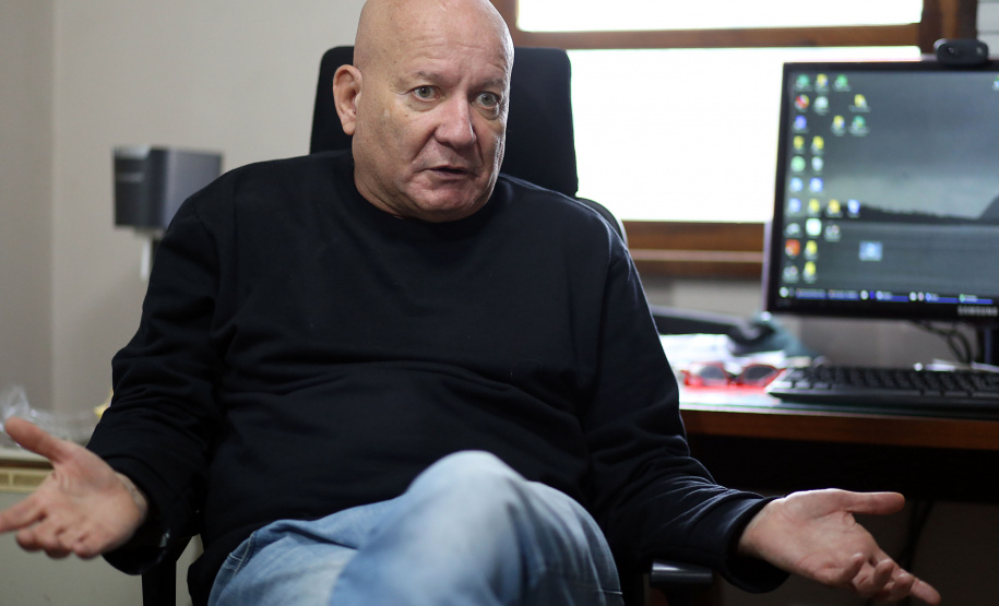 Jornalista Roberto José da Silva, o Zé Beto  -  Curitiba, 31/05/2019  -  Foto: Gilson Abreu/ANPr