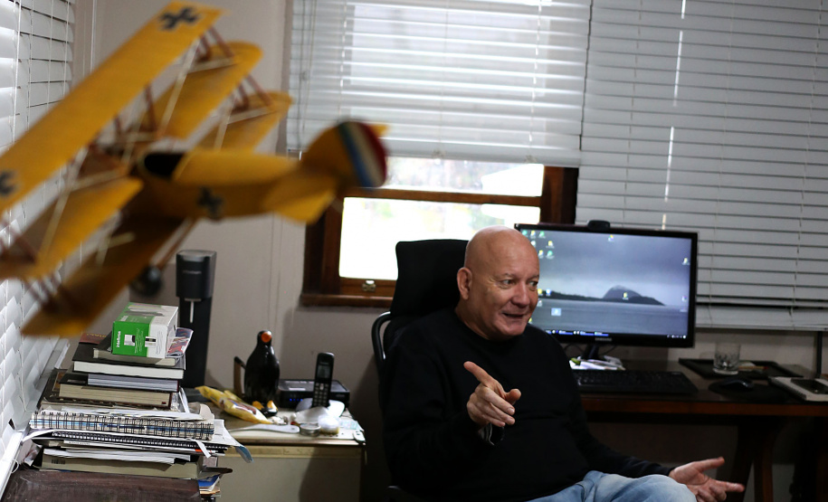 Jornalista Roberto José da Silva, o Zé Beto  -  Curitiba, 31/05/2019  -  Foto: Gilson Abreu/ANPr