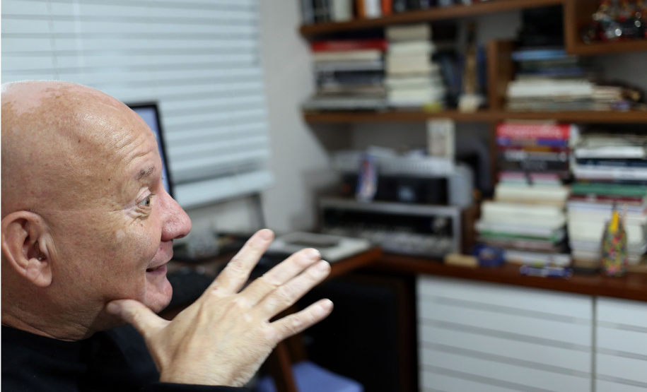 Jornalista Roberto José da Silva, o Zé Beto  -  Curitiba, 31/05/2019  -  Foto: Gilson Abreu/ANPr