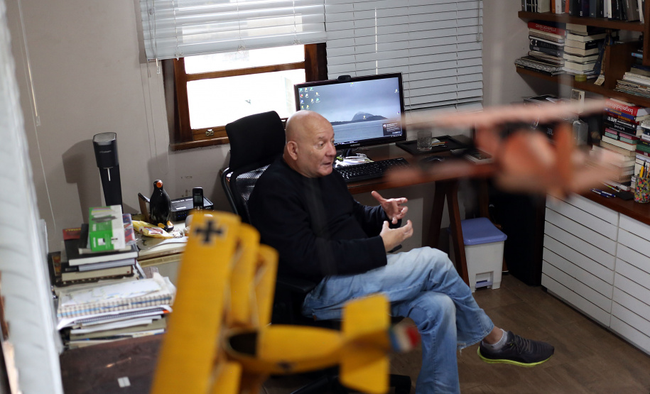 Jornalista Roberto José da Silva, o Zé Beto  -  Curitiba, 31/05/2019  -  Foto: Gilson Abreu/ANPr