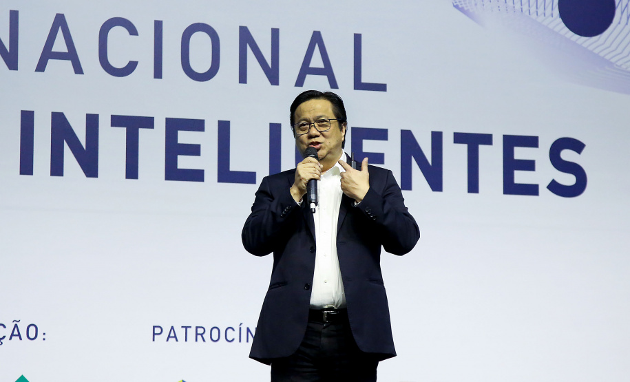 Fórum Internacional de Inovação ThinkinG. Na foto, Keije Sakai - Brasil  -  Foz do Iguaçu, 27/06/2019  -  Foto: Jaelson Lucas/ANPr