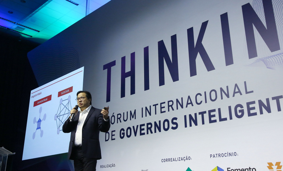 Fórum Internacional de Inovação ThinkinG. Na foto, Keije Sakai - Brasil  -  Foz do Iguaçu, 27/06/2019  -  Foto: Jaelson Lucas/ANPr