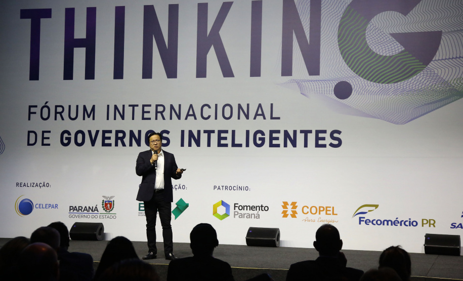 Fórum Internacional de Inovação ThinkinG. Na foto, Keije Sakai - Brasil  -  Foz do Iguaçu, 27/06/2019  -  Foto: Jaelson Lucas/ANPr