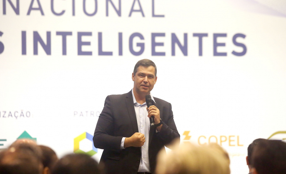 Fórum Internacional de Inovação ThinkinG. Na foto, o presidente da Celepar, Allan Costa  -  Foz do Iguaçu, 28/06/2019  -  Foto: Jaelson Lucas/ANPr