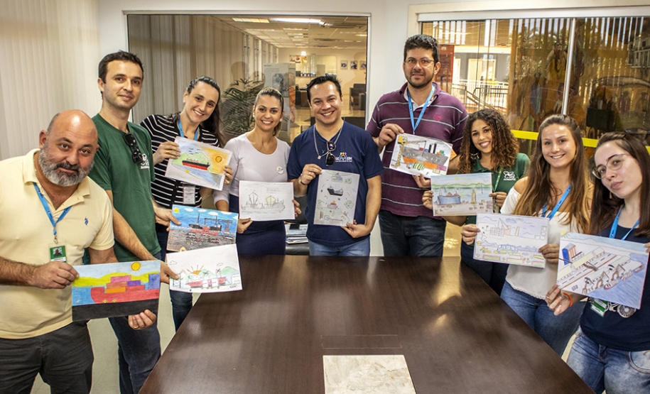 Empresa Portos do Paraná divulga resultado do concurso de desenho. Foto: Claudio Neves/Portos do Paraná