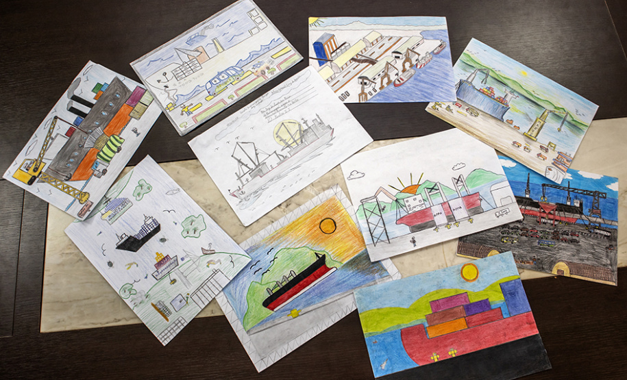 Empresa Portos do Paraná divulga resultado do concurso de desenho. Foto: Claudio Neves/Portos do Paraná