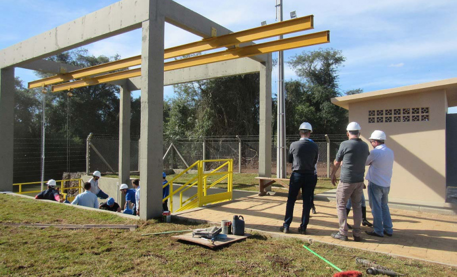 Nova captação passa a operar com aumento na capacidade de bombeamento da água. Foto: Divulgação/Sanepar