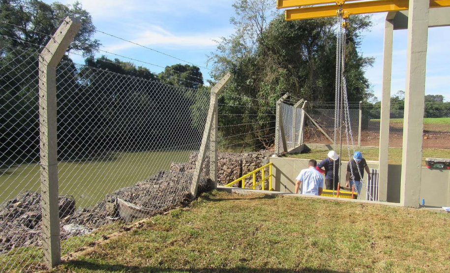 Nova captação passa a operar com aumento na capacidade de bombeamento da água. Foto: Divulgação/Sanepar