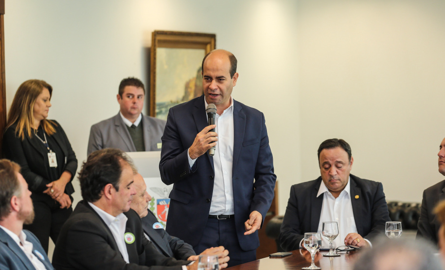 Deputado Evandro Araújo, nesta terça-feira (02), no Palácio Iguaçu. Curitiba, 02/07/2019 -Foto: Geraldo Bubniak/ANPr
