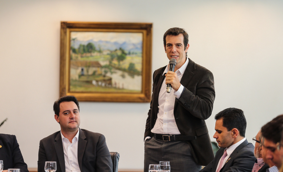 Secretário da Educação e do Esporte, Renato Feder , nesta terça-feira (02), no Palácio Iguaçu. Curitiba, 02/07/2019 -Foto: Geraldo Bubniak/ANPr