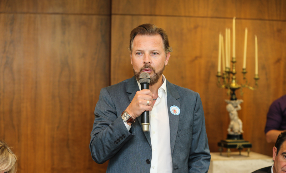 Representante do Senador Flavio Arns, Rafael Bertoldi, nesta terça-feira (02), no Palácio Iguaçu. Curitiba, 02/07/2019 -Foto: Geraldo Bubniak/ANPr