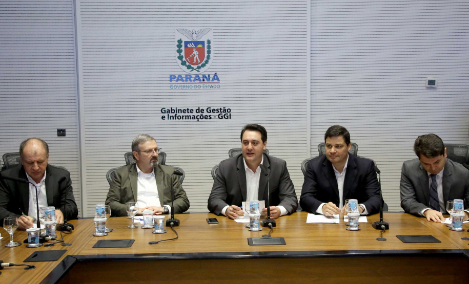 Governador Carlos Massa Ratinho Junior durante reunião com executivos da Klabin - Curitiba, 02/07/2019 - Foto: Jaelson Lucas/ANPr