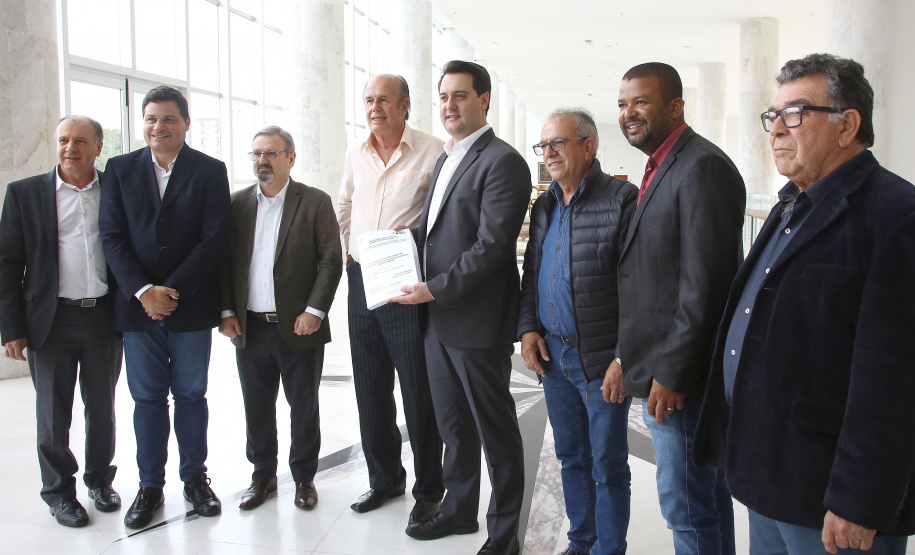 Governador Carlos Massa Ratinho Junior durante reunião com executivos da Klabin - Curitiba, 02/07/2019 - Foto: Jaelson Lucas/ANPr