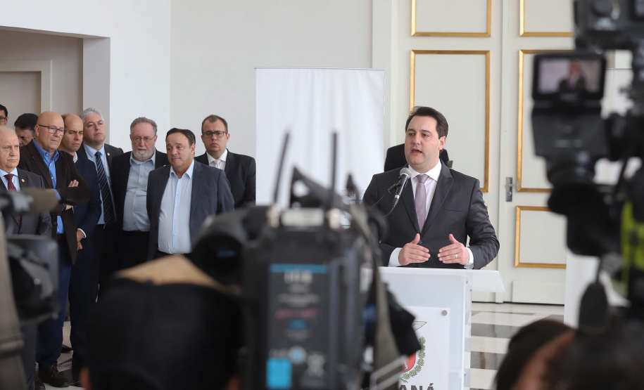 Governador Carlos Massa Ratinho Junior  -  Curitiba, 03-07-19.Foto: Arnaldo Alves / ANPr.