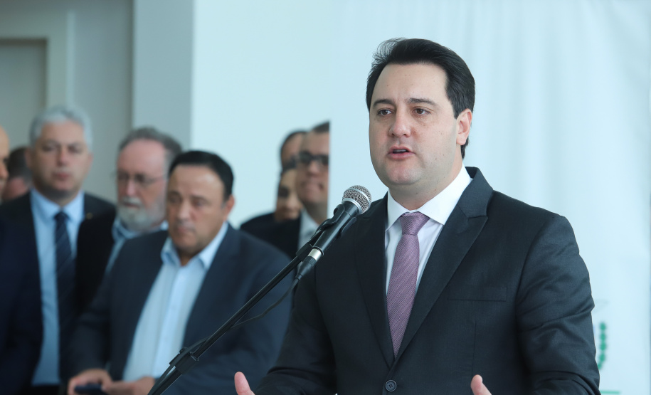 Governador Carlos Massa Ratinho Junior durante coletiva de imprensa - Curitiba, 03/07/2019 - Foto: Rodrigo Félix Leal/ANPr