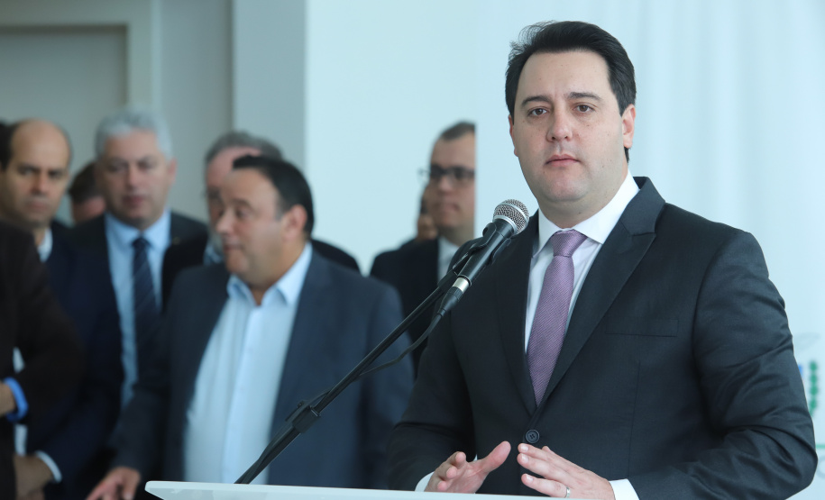 Governador Carlos Massa Ratinho Junior durante coletiva de imprensa - Curitiba, 03/07/2019 - Foto: Rodrigo Félix Leal/ANPr