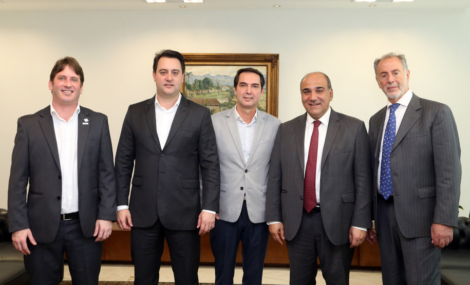 Governador Carlos Massa Ratinho Junior recebe Governador Tucumán Juan Manzur  -  Curitiba, 04/07/2019  -  Foto Gilson Abreu