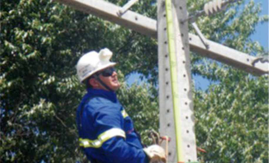 Licenciado para produção no Brasil desde 2016, o capacete com sensor elétrico da Copel é agora um produto patenteado internacionalmente.  -  Curitiba, 04/07/2019  -  Foto: Divulgação Copel