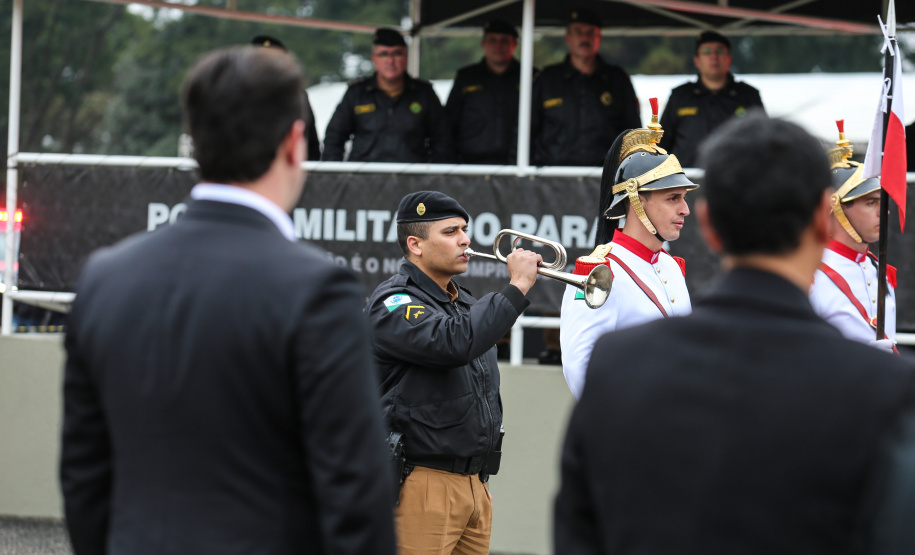 O governador Carlos Massa Ratinho Junior faz a entrega de viaturas para Polícia Civil e Polícia Militar nesta quarta-feira (10), na Acadêmia do Guatupê. Curitiba, 10/07/2019 -Foto: Geraldo Bubniak/ANPr