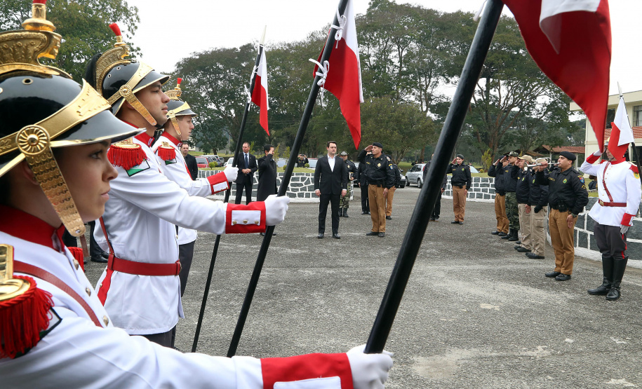 Governador Carlos Massa Ratinho Junior entrega viaturas para as polícias Militar e Civil.Foto Gilson Abreu/ANPr