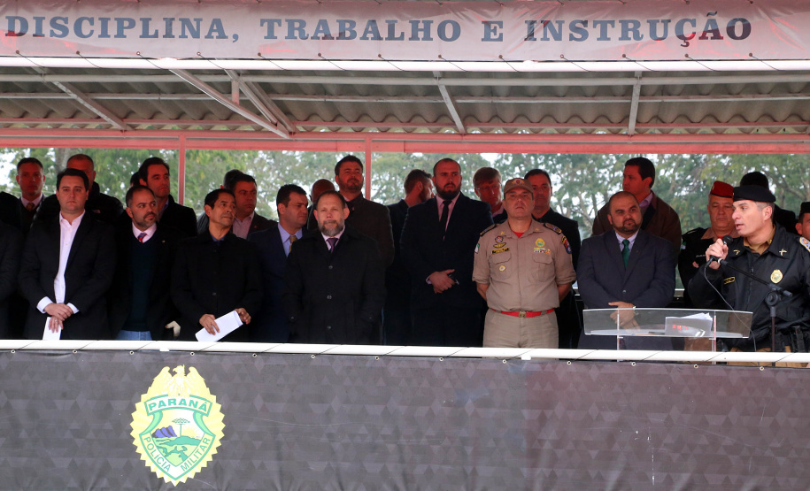 Governador Carlos Massa Ratinho Junior entrega viaturas para as polícias Militar e Civil.Foto Gilson Abreu/ANPr