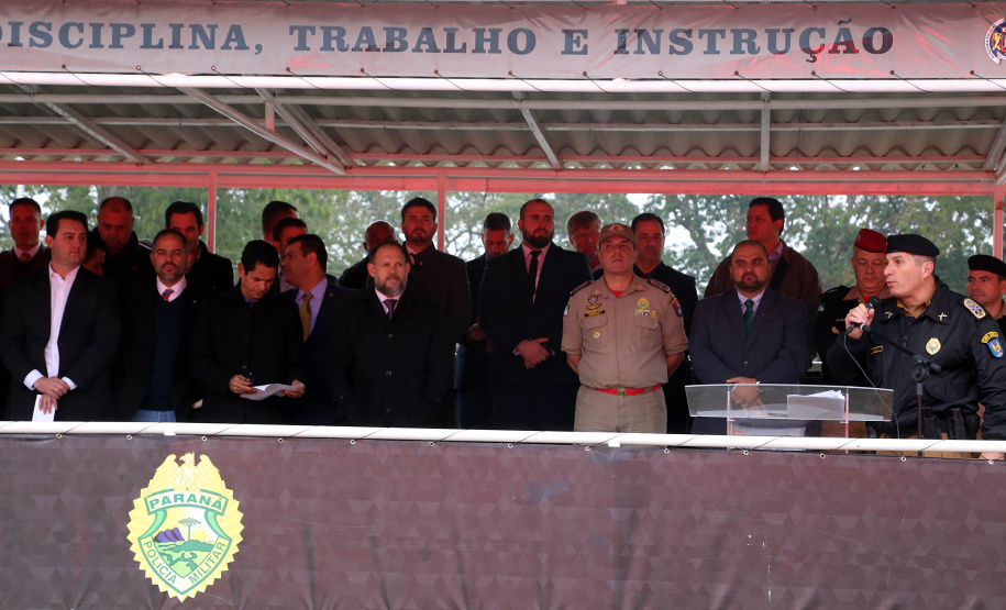 Governador Carlos Massa Ratinho Junior entrega viaturas para as polícias Militar e Civil.Foto Gilson Abreu/ANPr