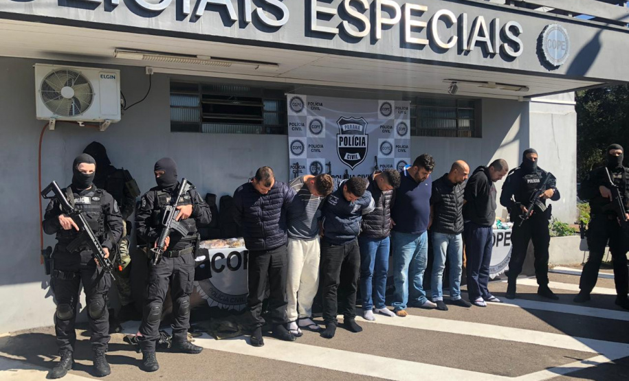 Polícia Civil desmantela quadrilha suspeita de roubos a bancos