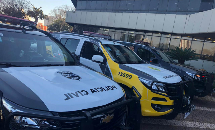 Segurança entrega viaturas e assina acordo para trabalho de presos. Foto: Divulgação/SESP