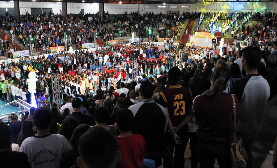 Apucarana recebe a 66ª edição dos Jogos Escolares do Paraná. Foto: Thaíse Oliveira/JEPS