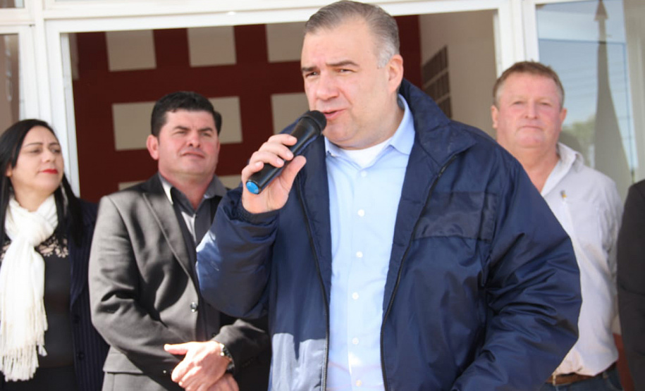 O secretário da Justiça, Família e Trabalho (Sejuf), Ney Leprevost, entregou o Centro de Referência da Assistência Social (Cras) de Ariranha do Ivaí, no norte central do estado.Foto: Divulgação/SEJUF