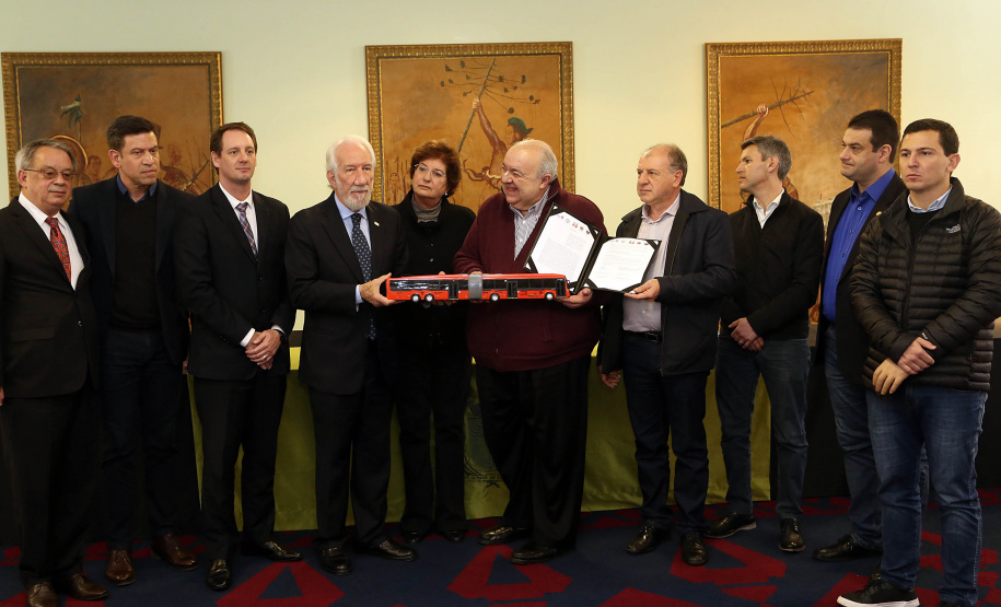 Assinatura de convenio Comec com a UrbsFoto Gilson Abreu/ANPr