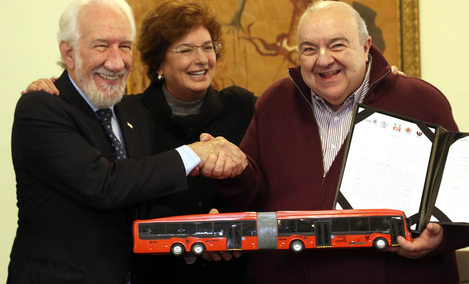 Assinatura de convenio Comec com a UrbsFoto Gilson Abreu/ANPr