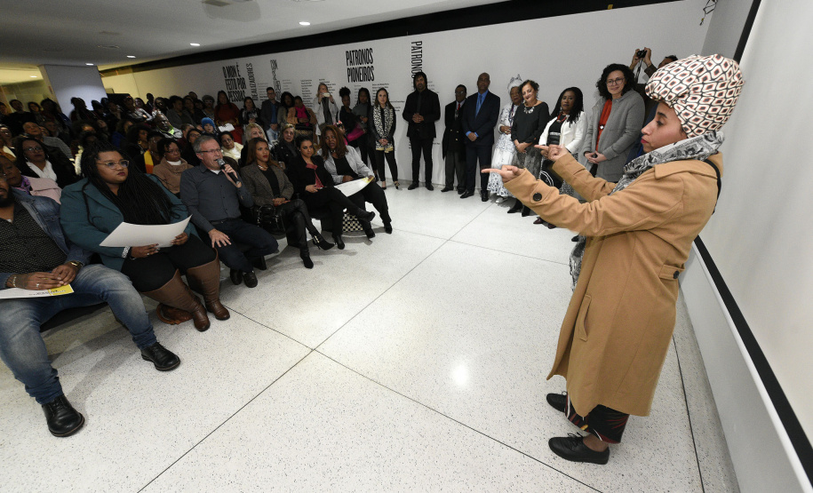 "Movimenta Preta" homenageia 30 mulheres negras na abertura da sua programação. Foto: 
Kraw Pennas/SECC