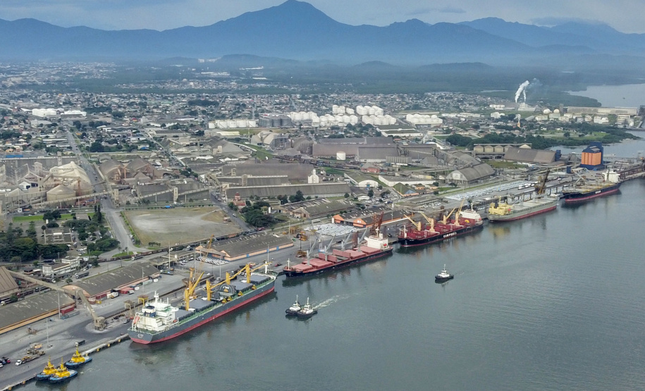 As exportações de carne porco pelo Porto de Paranaguá cresceram 58% na comparação entre o primeiro semestre de 2018 e o de 2019. Neste ano, foram 36,2 mil toneladas exportadas do produto, com receita gerada de US$ 76 milhões. De janeiro a junho do ano anterior saíram do terminal 23 mil toneladas com rumo a outros países, somando US$ 49 milhões em receita. Foto: José Fernando Ogura/ANPr