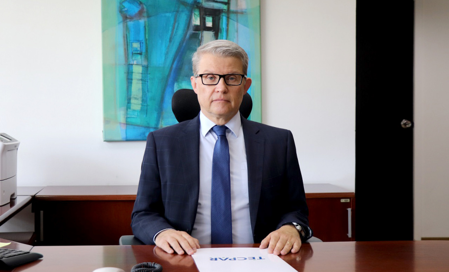 A revisão de procedimentos operacionais e administrativos, reforçar a marca Tecpar e aprimorar a entrega de seus produtos para a sociedade, nas áreas pública e privada, estão entre as primeiras ações do novo presidente do Instituto de Tecnologia do Paraná, Jorge Callado. O nome dele foi referendado na semana passada pelo Conselho de Administração do Tecpar (CAD). Callado assume no lugar de Fábio Cammarota. Foto: Divulgação/Tecpar