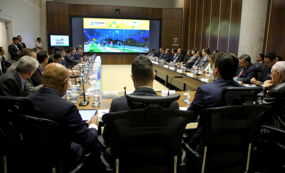 Governador Carlos Massa Ratinho Junior durante reunião com a equipe de governo. Curitiba, 23/07/2019. Foto: Jaelson Lucas