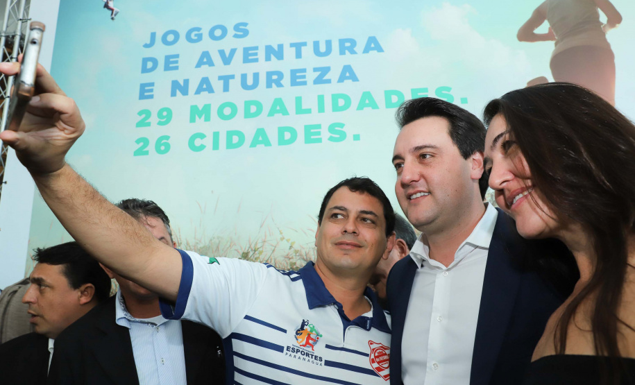 O Paraná terá neste ano uma série de competições que ajudarão a estimular práticas esportivas, além de evidenciar as belezas do Estado, atrair turistas e movimentar a economia de diversas regiões. São os Jogos de Aventura e Natureza, uma iniciativa pioneira no Brasil em formato e abrangência que foi lançada nesta terça-feira (23) pelo governador Carlos Massa Ratinho Junior. Foto: Rodrigo Felix Leal/ANPr
