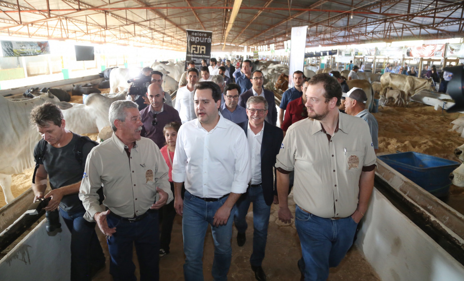 Governador Carlos Massa Ratinho Junior visita o 5º Show Pecuário de Cascavel. 23/07/2019. Foto: José Fernando Ogura/ANPr