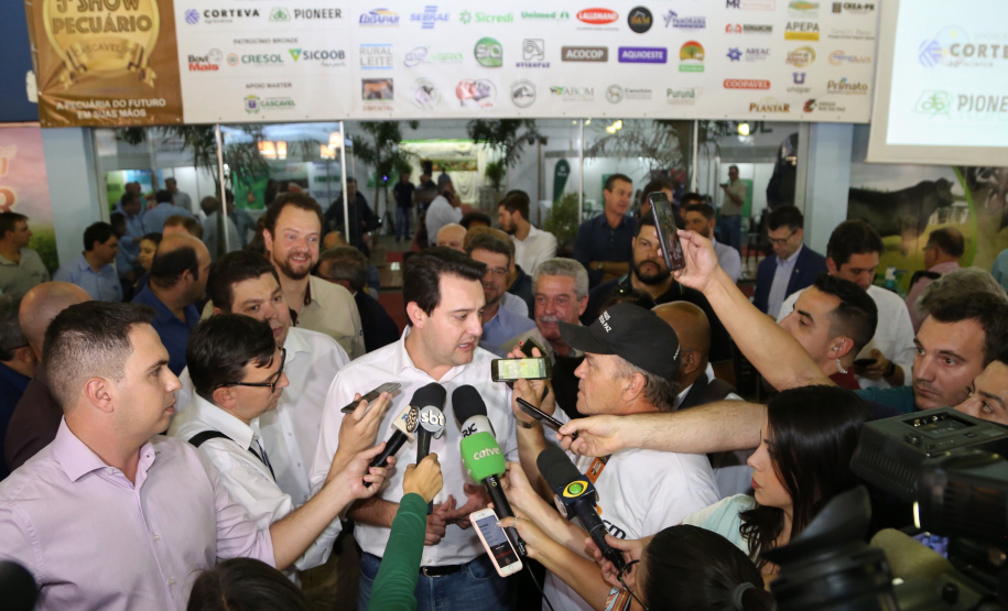 Governador Carlos Massa Ratinho Junior visita o 5º Show Pecuário de Cascavel. 23/07/2019. Foto: José Fernando Ogura/ANPr
