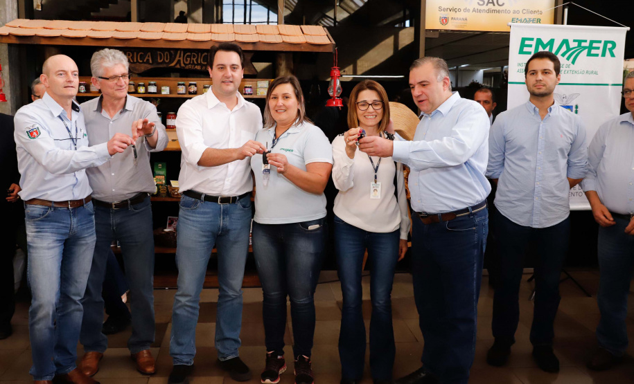 Governador Carlos Massa Ratinho Junior entrega  54 veículos para escritórios da Emater no Interior do Estado. Curitiba, 24/07/2019 - Foto: Rodrigo Felix Leal/ANPr