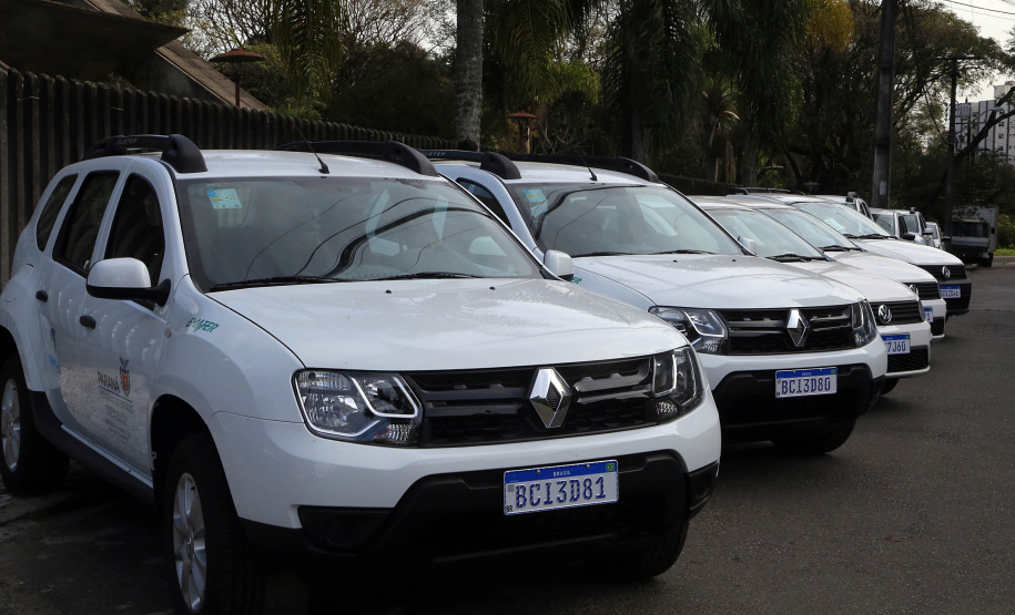 O Governo do Paraná repassa nesta quarta-feira (24) 54 veículos para escritórios da Emater no Interior do Estado. A entrega foi feita pelo governador Carlos Massa Ratinho Junior,  na sede da Emater, em Curitiba.Foto Gilson Abreu/ANPr