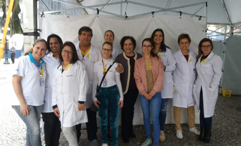 A Secretaria da Saúde do Paraná promove neste mês diversas ações da campanha Julho Amarelo, que visa conscientizar a população sobre a prevenção e tratamento das hepatites virais. Uma das principais atividades aconteceu nesta quinta-feira (25), em Curitiba, com a oferta de testes rápidos para diagnóstico das hepatites B e C. Foto: Divulgação/SESA