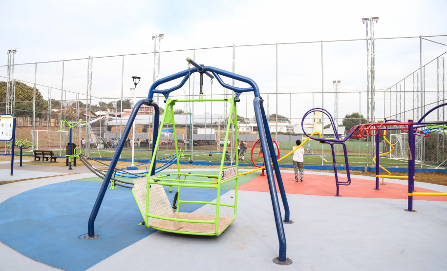 O governador Carlos Massa Ratinho Junior inaugurou nesta sexta-feira (26) em  Ivaiporã, no Vale do Ivaí, a unidade do projeto Meu Campinho implantada no município.   Ivaiporã, 26/07/2019 -Foto: Geraldo Bubniak/ANPr