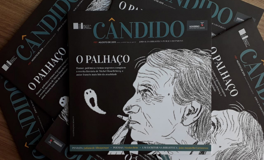Urgência e polêmica são dois elementos que podem ajudar a explicar o sucesso de Michel Houellebecq, o autor francês mais lido da atualidade e tema do especial de capa da edição de agosto do jornal Cândido, publicado mensalmente pela Biblioteca Pública do Paraná.