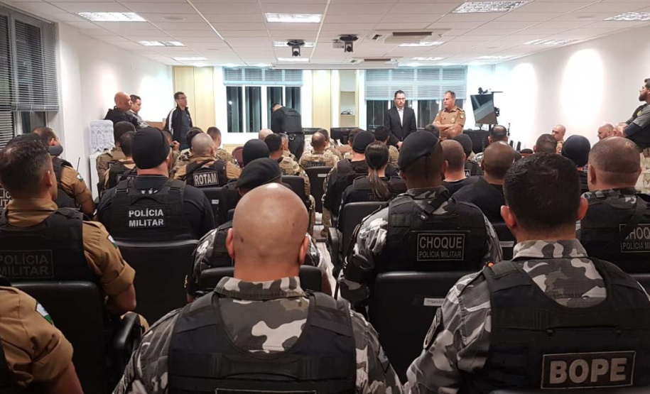 PM realiza operação contra facções criminosas em 40 cidades. Foto:PMPR