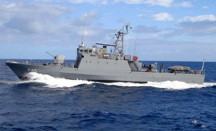 Porto de Paranaguá recebe Navio Patrulha Guaporé. Foto: Divulgação/Marinha do Brasil