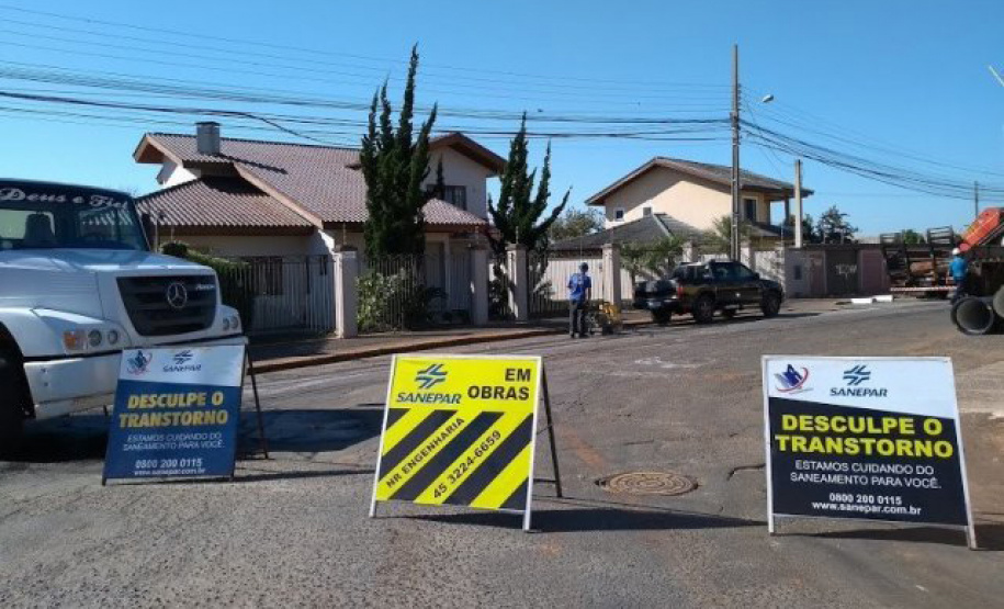 Sanepar investe R$ 6,6 mi em bairro de Ponta Grossa. Foto: Divulgação/Sanepar