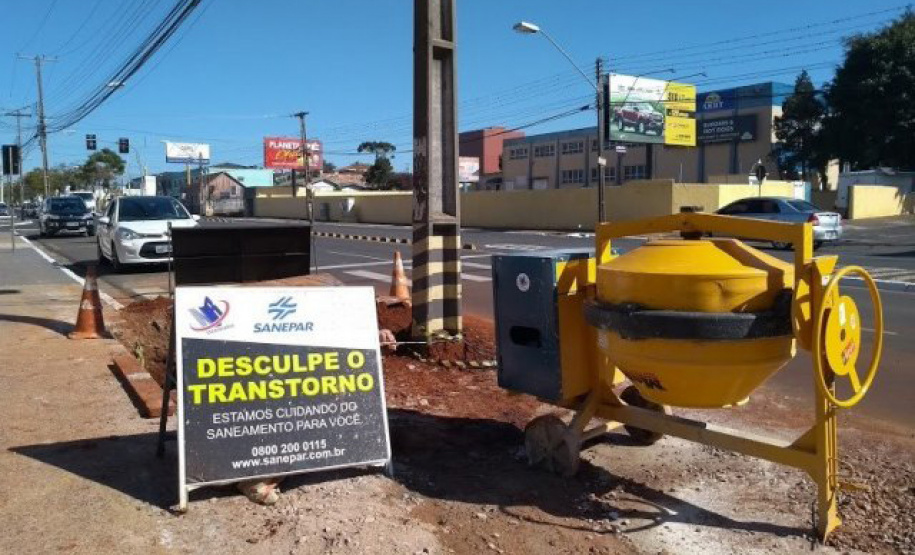 Sanepar investe R$ 6,6 mi em bairro de Ponta Grossa. Foto: Divulgação/Sanepar