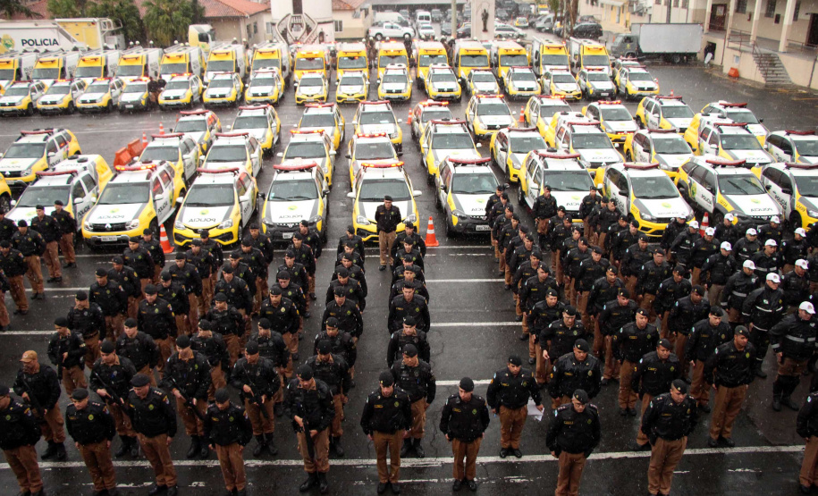 02-08-2019 Polícia Militar deflagra Operação 100 com mais de 500 policiais e 165 viaturas em Curitiba Curitiba, 02 de agosto de 2019. Polícia Militar deflagra Operação 100 com mais de 500 policiais e 165 viaturas em Curitiba.